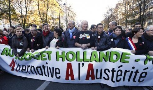Manifestation contre l'austérité