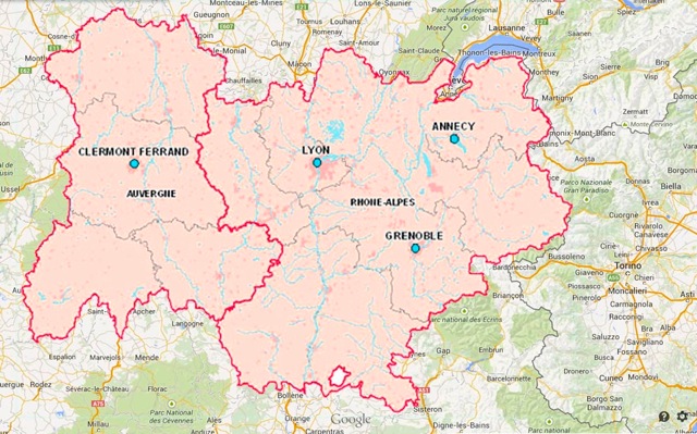 region rhones alpes