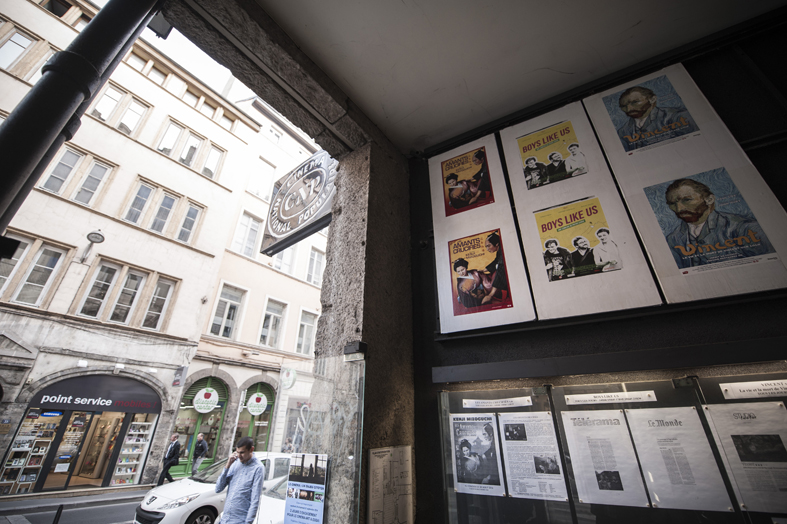 L’entrée du CNP Terreaux, rue Edouard-Herriot © Pierre-Antoine Pluquet