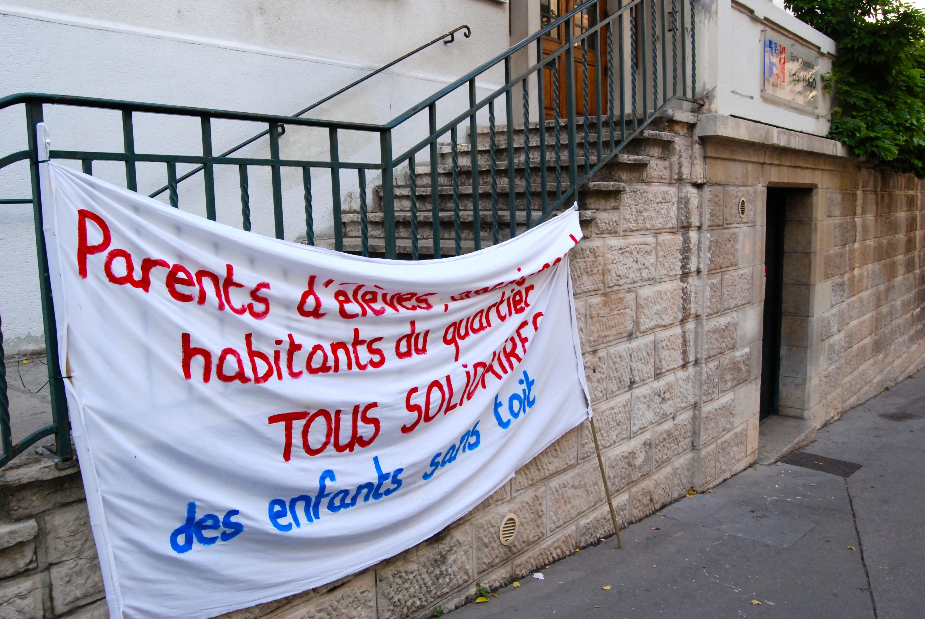 Ecole Victor Hugo, écoles occupées, novembre 2014