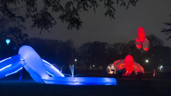 Fête des Lumières 2014 parc Tête-d'Or