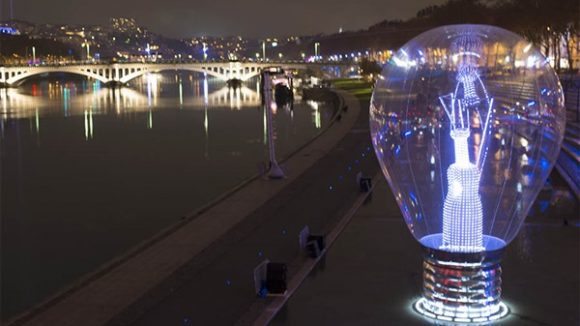 Fête des lumières 2014 Incandescence terrasses Guillotière