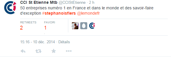 Tweet CCI Saint-Etienne Le Monde ()