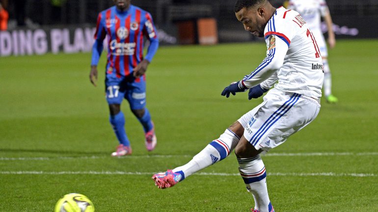 Alexandre Lacazette OL -Caen