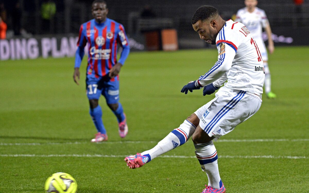 Alexandre Lacazette OL -Caen