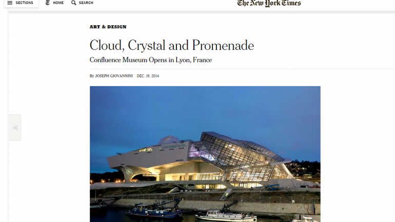 musée des confluences New York Times