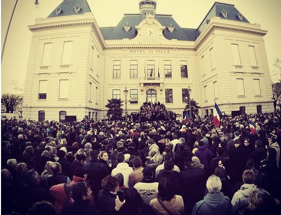 mobilisation à Villefranche-sur-Saône