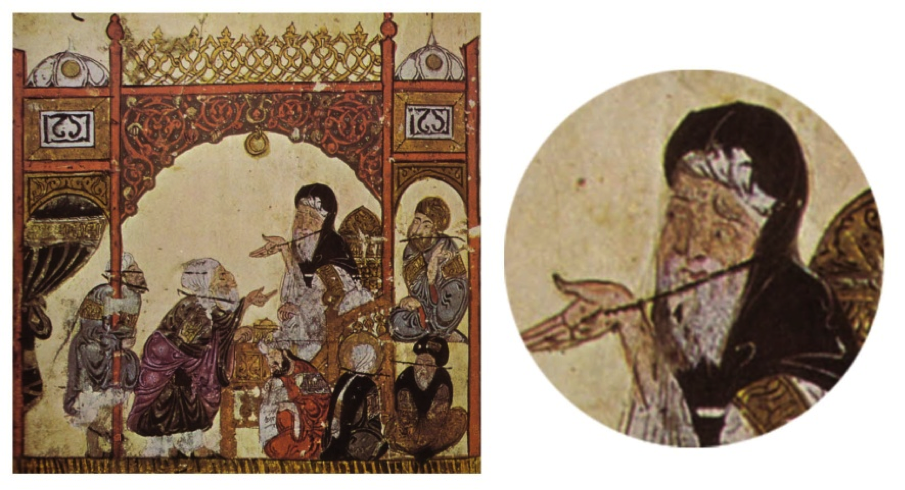 Maqâmât d’al-Harîrî, Bagdad, vers 1225-1235 (Leningrad, Institut oriental de l’Académie des sciences, MS. S. 23, p. 250)