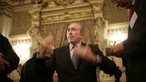 Gérard Collomb à la préfecture du Rhône