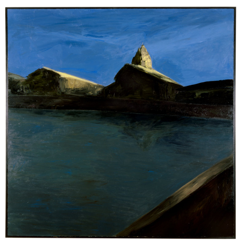 Patrice Giorda, Santo Spirito n°3, 1985. Acrylique sur toile, 150x150 © Georges Poncet Patrice Giorda, Santo Spirito n°3, 1985. Acrylique sur toile, 150x150 © Georges Poncet