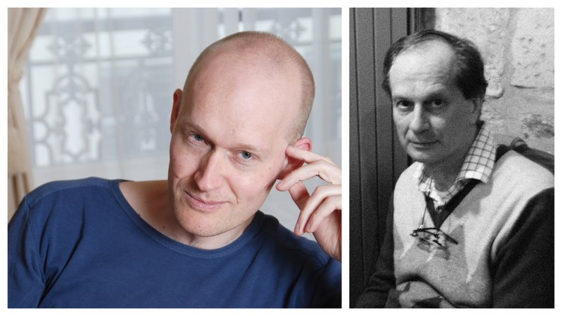 Arno Geiger et Josef Winkler © C. Hélie / Gallimard, DR (montage LC)