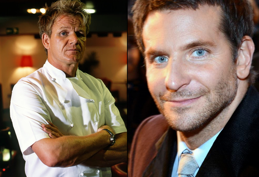 Gordon Ramsey et Bradley Cooper () Gordon Ramsey et Bradley Cooper ()