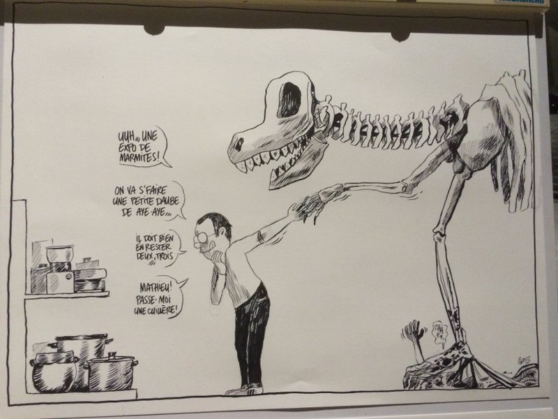 Dessin réalisé au musée des Confluences le 2 septembre 2015 © Guillaume Long Dessin réalisé au musée des Confluences le 2 septembre 2015 © Guillaume Long