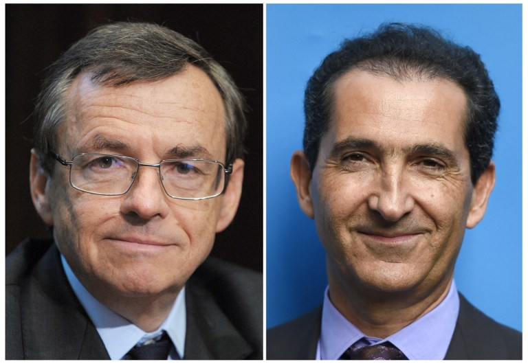 Le president du groupe NextRadioTV, Alain Weill, et celui du groupe de télécom Altice, Patrick Drahi © Eric Piermont / Miguel Medina Le president du groupe NextRadioTV, Alain Weill, et celui du groupe de télécom Altice, Patrick Drahi © Eric Piermont / Miguel Medina