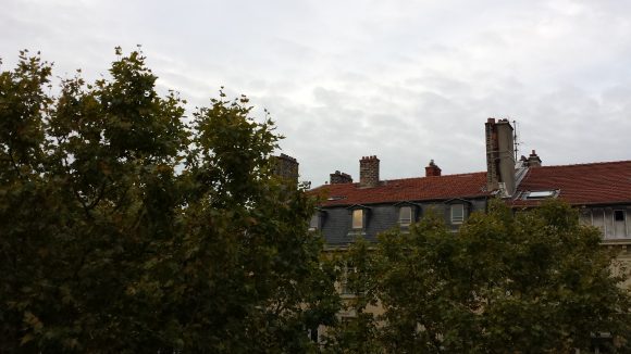 Lyon sous le ciel automnal.