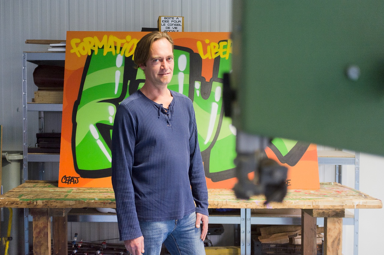 Franck, éducateur en charge des ateliers techniques Franck, éducateur en charge des ateliers techniques
