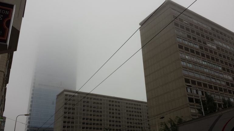 Brume à Lyon