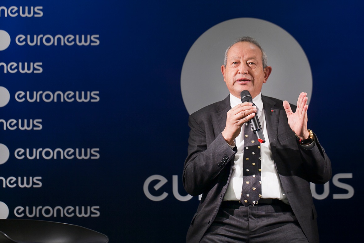 Naguib Sawiris, actionnaire d’Euronews, à Lyon le 15 octobre 2015 © Tim Douet