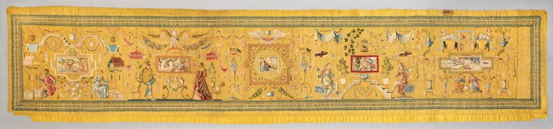 Elément d’une tenture de lit en soie brodée, vers 1560 (détail) © Metropolitan Museum of Art, New York
