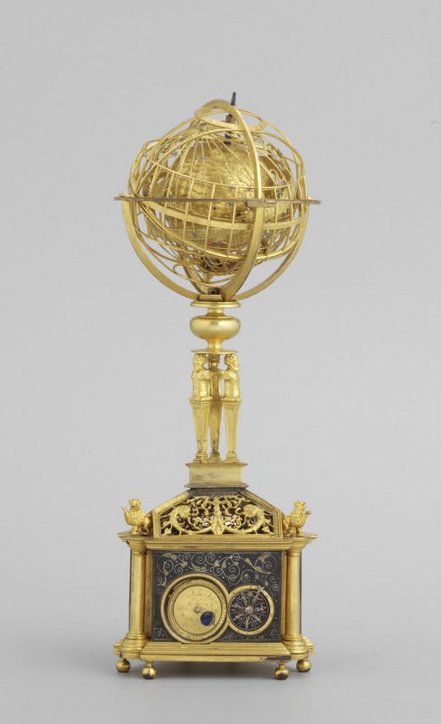 Jean Naze – Horloge astronomique avec sphère céleste mécanique, vers 1560 © Museumslandschaft Hessen Kassel
