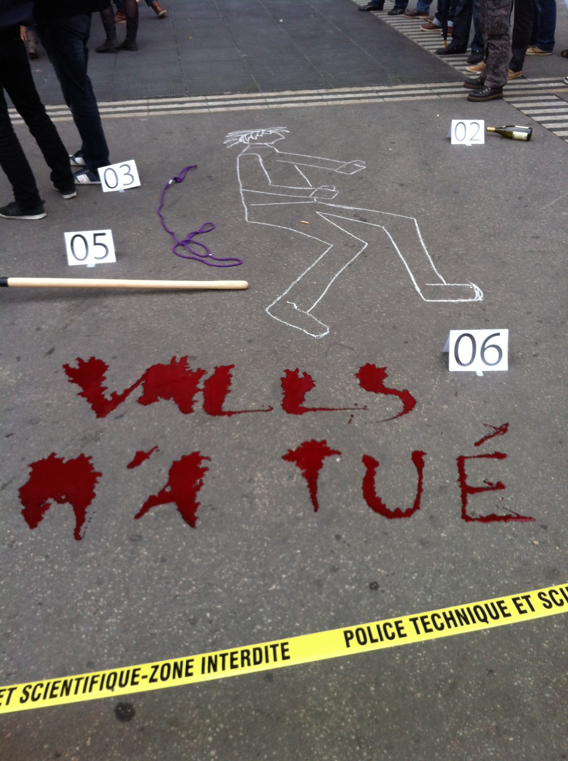 Manifestation de la police technique et scientifique, le 3 novembre 2015, à Lyon © GL Manifestation de la police technique et scientifique, le 3 novembre 2015, à Lyon © GL