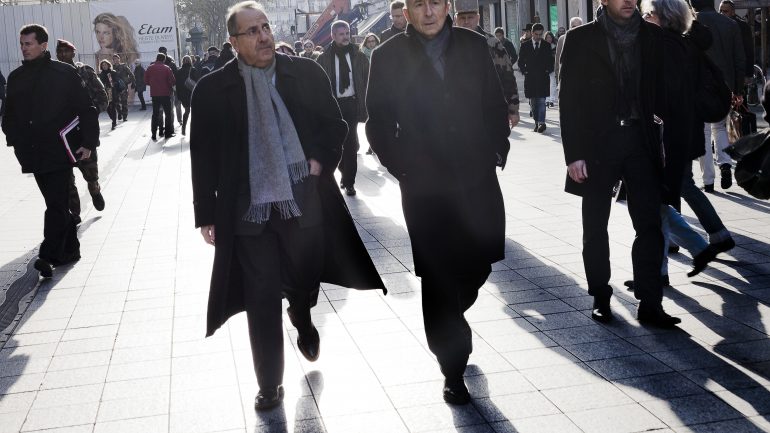 Gérard Collomb Michel Delpuech rue de la République