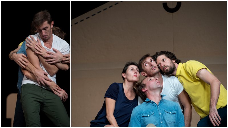 Le Groupe, une pièce de Fanny de Chaillé © Marc Domage (montage LC) Le Groupe, une pièce de Fanny de Chaillé © Marc Domage (montage LC)