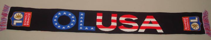Echarpe OL USA © DR Echarpe OL USA © DR