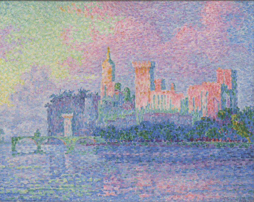 Paul Signac, Le Chateau des papes. Musée d’Orsay © Hervé Lewandowski / RMN