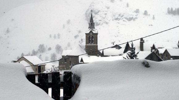 neige station montagne