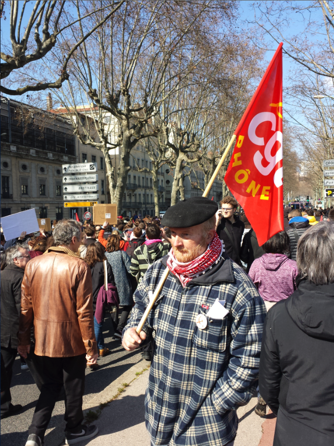 Manifestant CGT