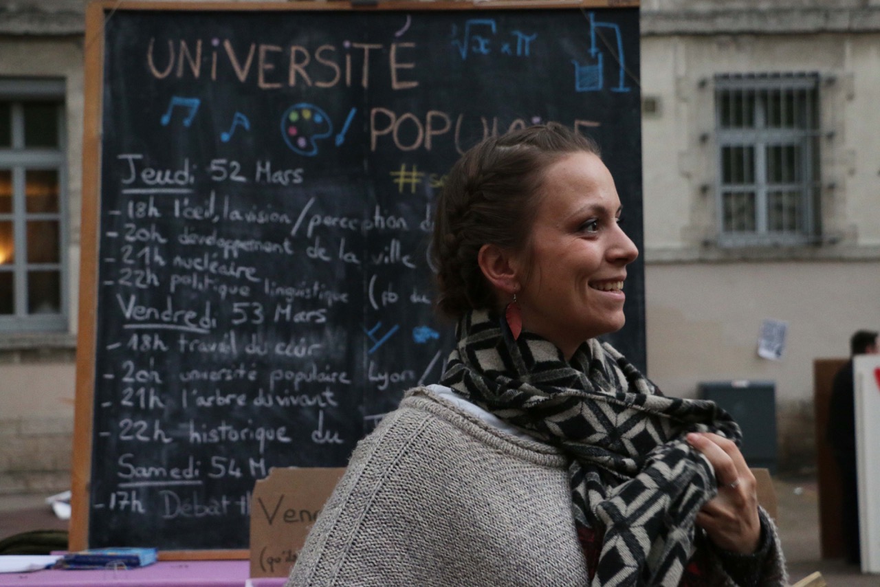 Vanessa Nuit Debout Lyon () Vanessa Nuit Debout Lyon ()