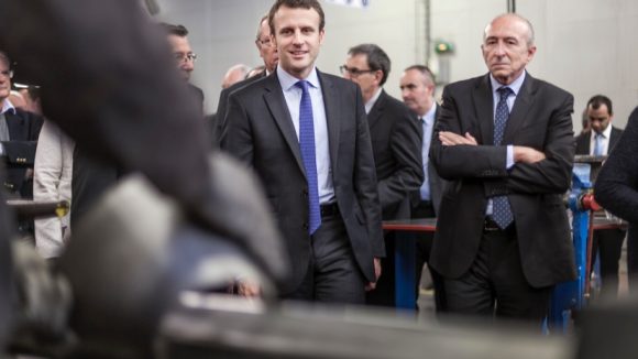 Macron en visite à l'Institut des ressources industrielles
