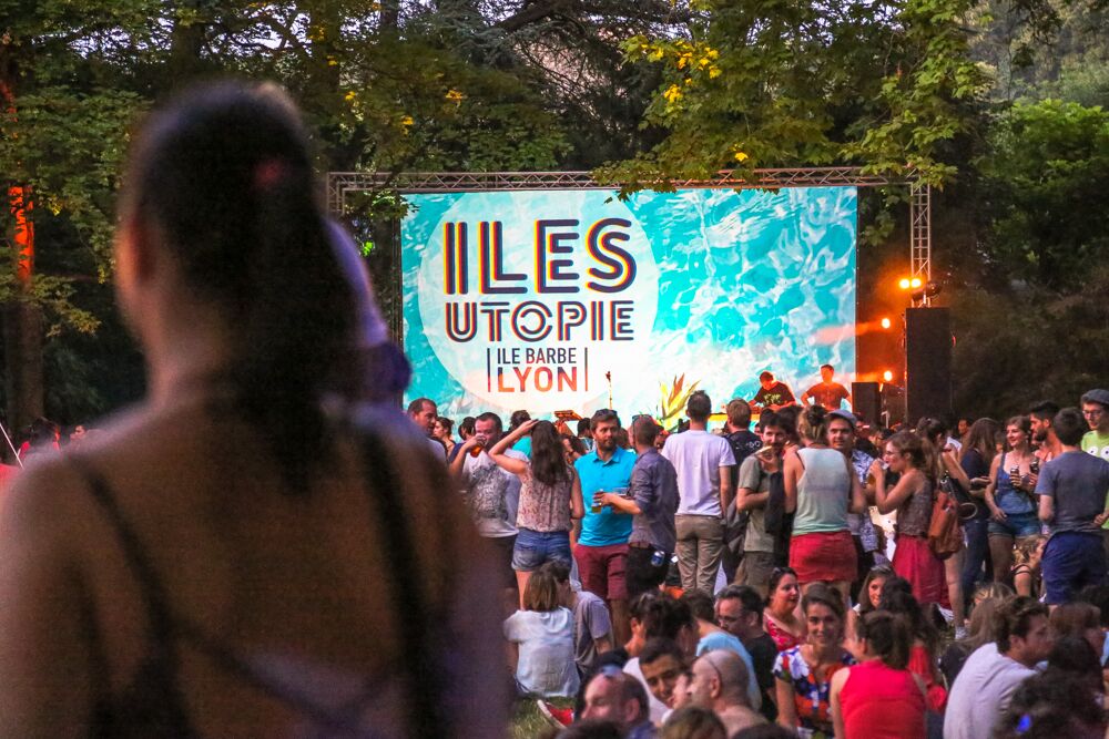Festival Ile Utopie 2015, île Barbe © DR Festival Ile Utopie 2015, île Barbe © DR