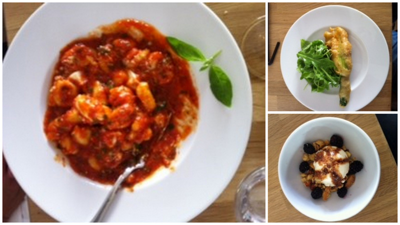 Gnocchi, Fiore di zucca et glace – Restaurant Veronatuti / sept 2016 © LC Gnocchi, Fiore di zucca et glace – Restaurant Veronatuti / sept 2016 © LC