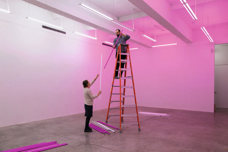 Jason Dodge – Rose over white over rose © IAC Jason Dodge – Rose over white over rose © IAC