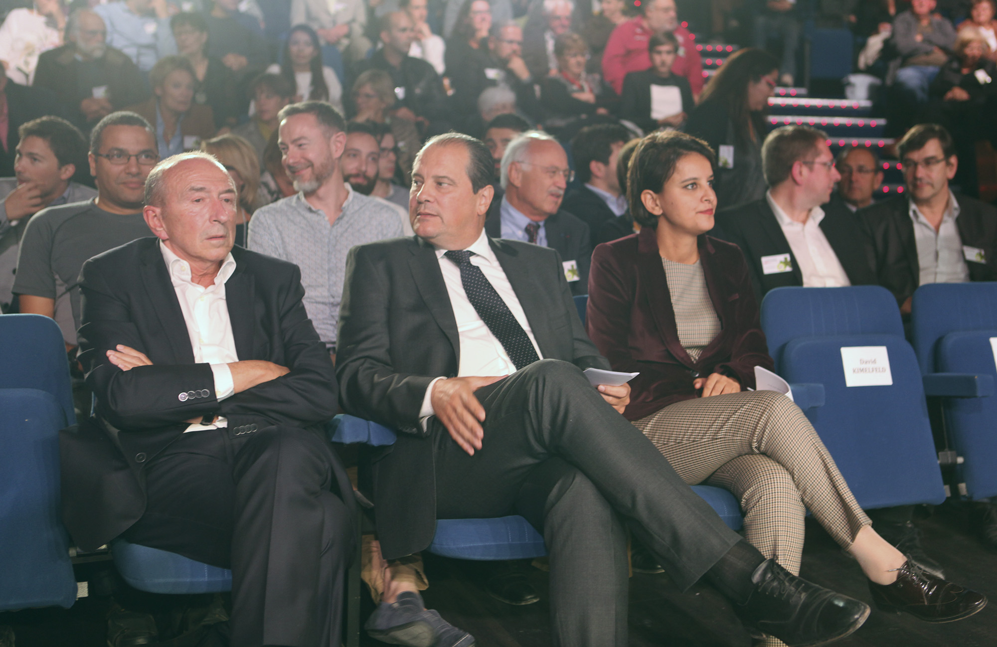 Collomb, Cambadélis et Vallaud-Belkacem à Lyon Collomb, Cambadélis et Vallaud-Belkacem à Lyon