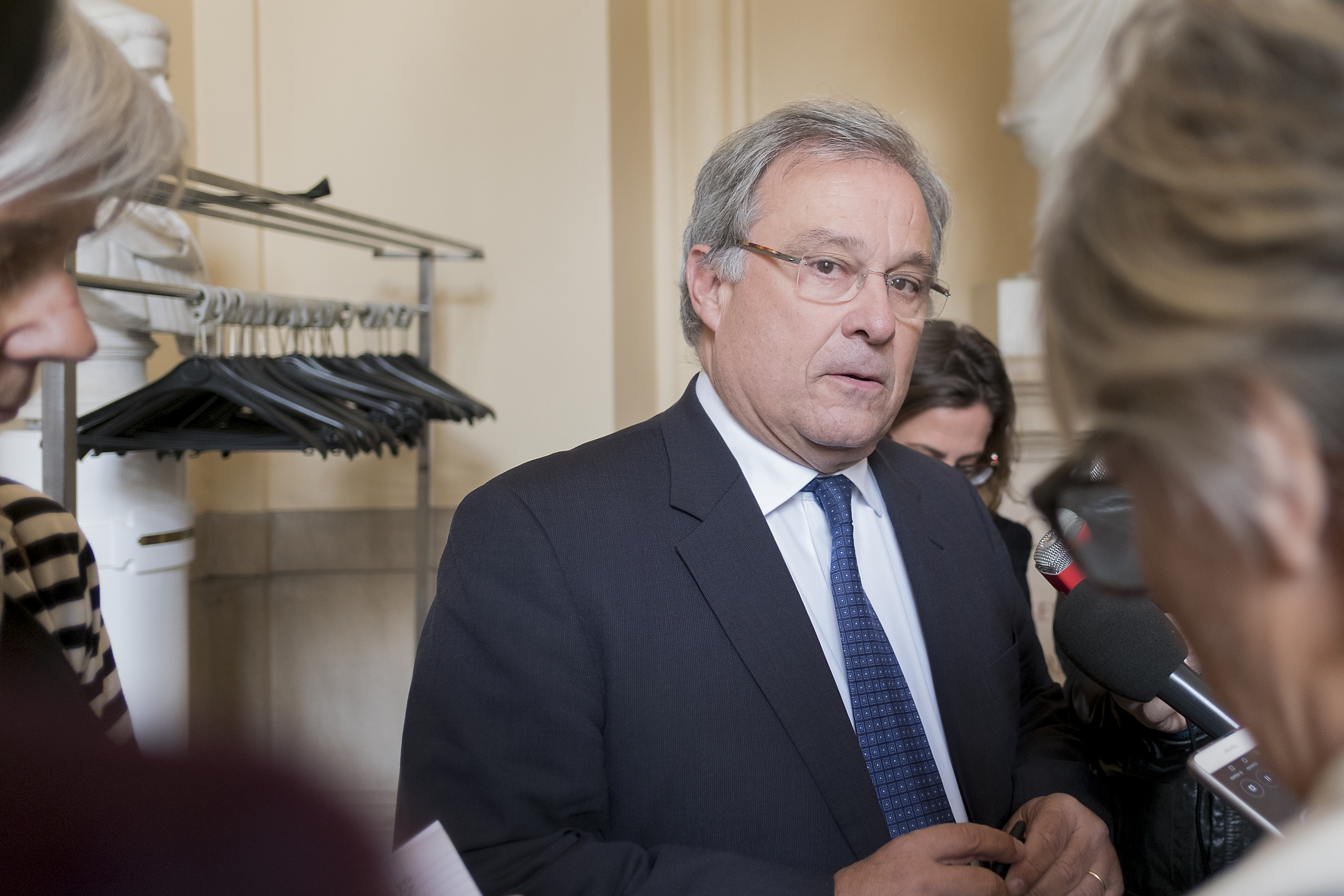 Emmanuel Imberton, président de la CCI, à la préfecture du Rhône le 4 novembre 2016 © Tim Douet