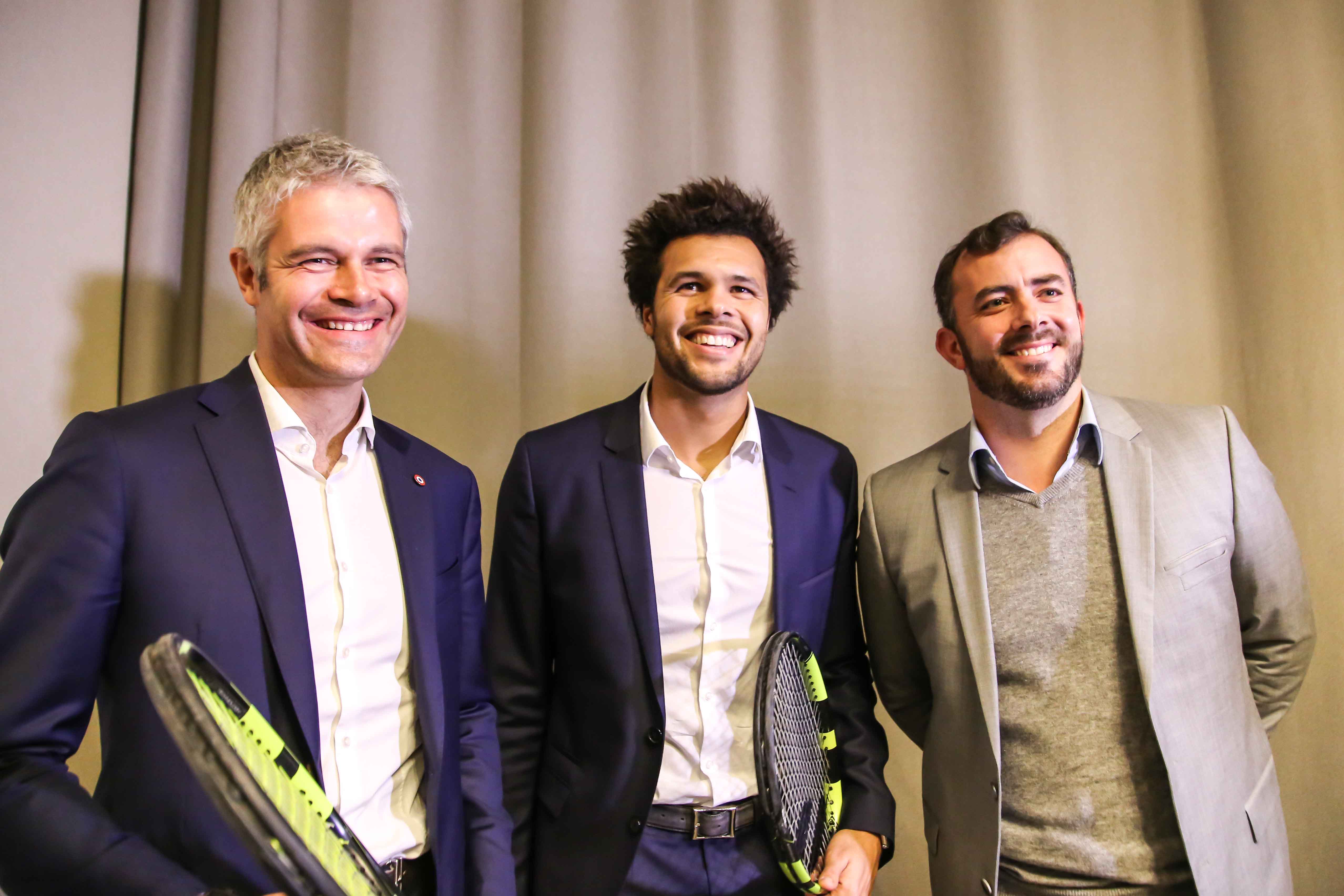 Wauquiez, Tsonga et Ascione (tennis) Wauquiez, Tsonga et Ascione (tennis)