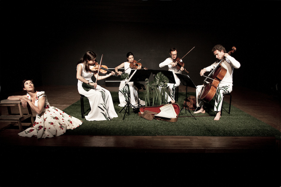 Le Rêve d'Ariane, par le quatuor Alfama © Lydie Nesvadba Le Rêve d'Ariane, par le quatuor Alfama © Lydie Nesvadba