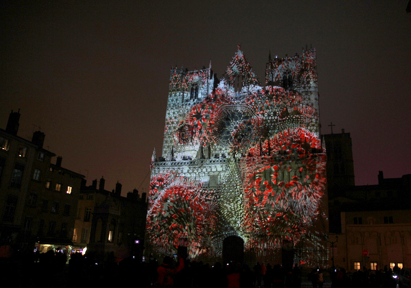 Fête des lumières 2016 – Cathédrale Saint-Jean © Elise Anne