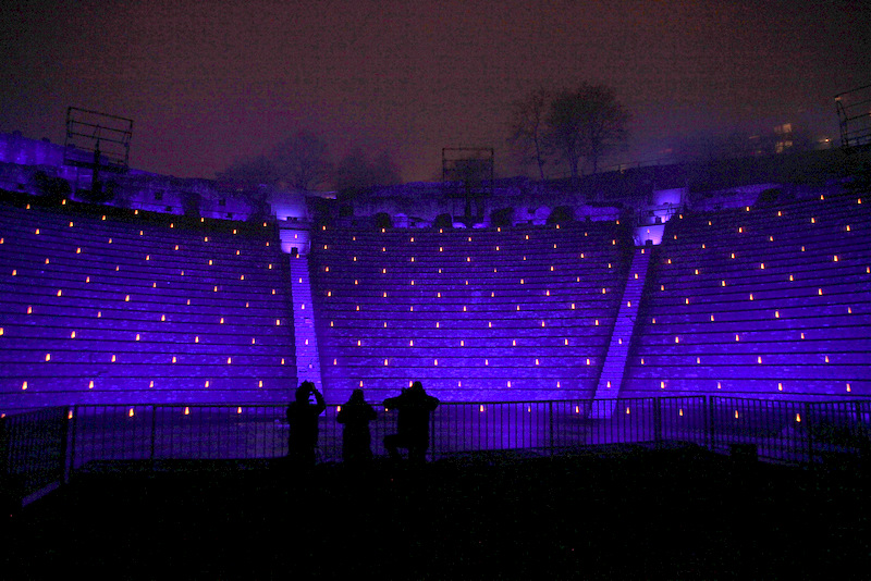 Fête des lumières 2016 – Le théâtre antique de Fourvière © Elise Anne