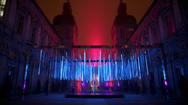 Fête des lumières 2016 hôtel de ville 1