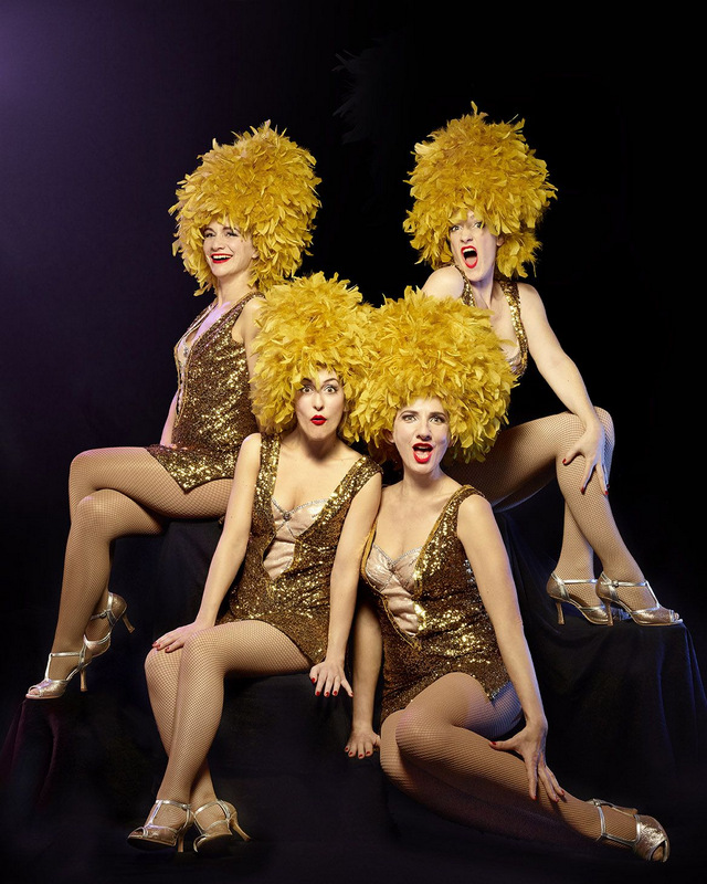 Les Sea Girls – Agnès Pat’, Judith Rémy, Prunella Rivière et Delphine Simon © Claude Badée