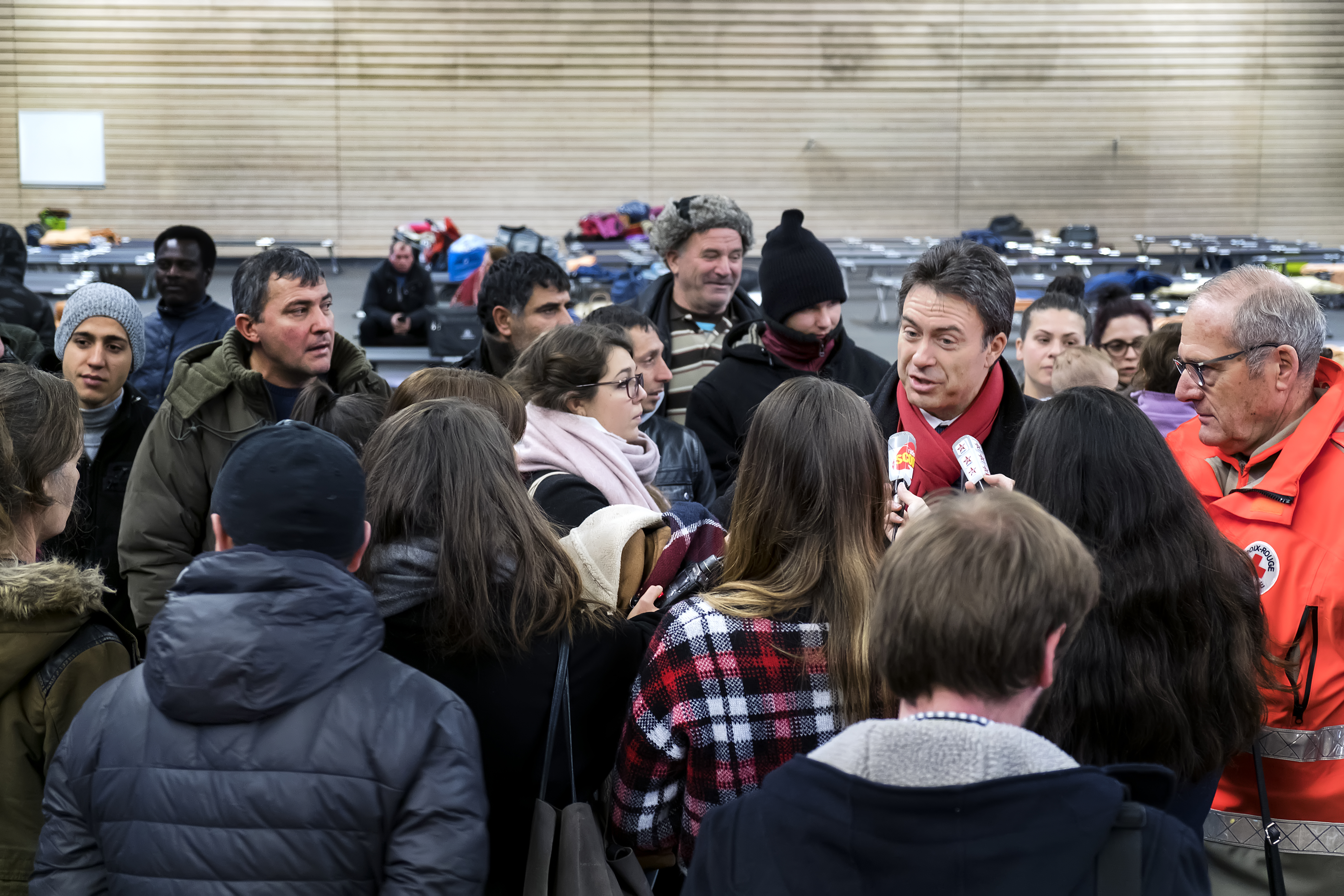 Xavier Inglebert, préfet délégué à l’égalité des chances, lors de la mise en place du plan Grand Froid à Lyon en janvier 2017 © Tim Douet Xavier Inglebert, préfet délégué à l’égalité des chances, lors de la mise en place du plan Grand Froid à Lyon en janvier 2017 © Tim Douet