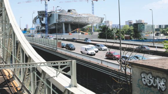 pont Mulatière musée Confluence circulation