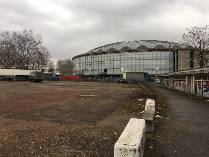 Préparation du meeting d’Emmanuel Macron, au palais des Sports de Gerland, le 3 février 2017 © Tim Douet