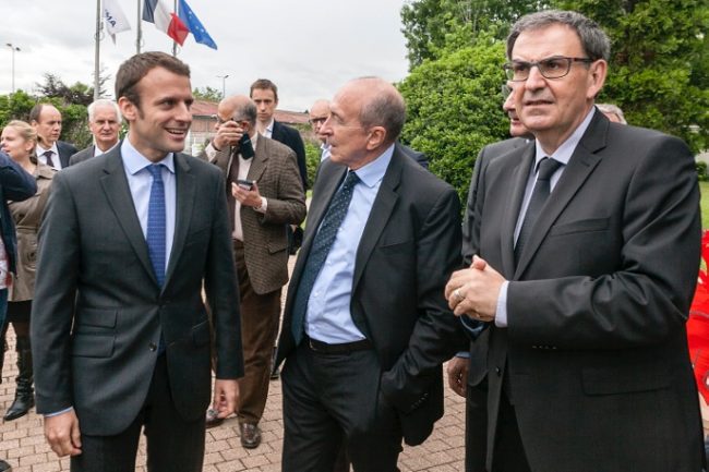 David Kimelfeld Emmanuel Macron Gérard Collomb