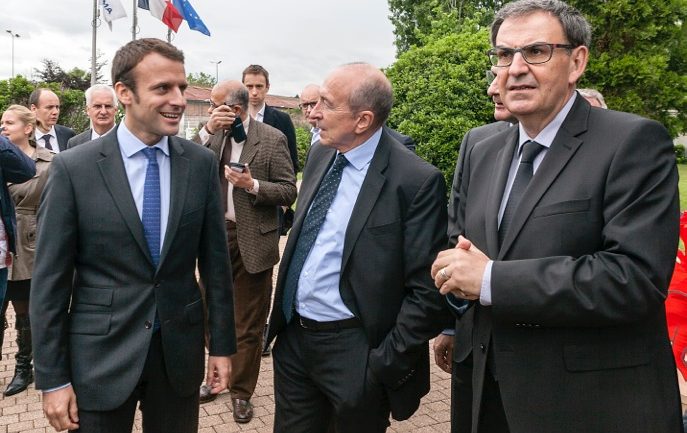 David Kimelfeld Emmanuel Macron Gérard Collomb