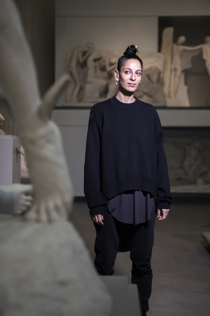 Patricia Apergi, au musée des Beaux-Arts de Lyon en novembre 2016 © Tim Douet Patricia Apergi, au musée des Beaux-Arts de Lyon en novembre 2016 © Tim Douet